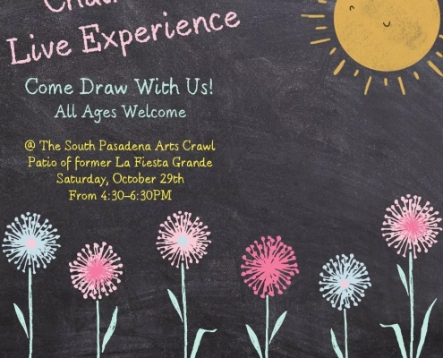 Come draw with us at the South Pasadena Arts Crawl! All ages and skill levels welcome.
